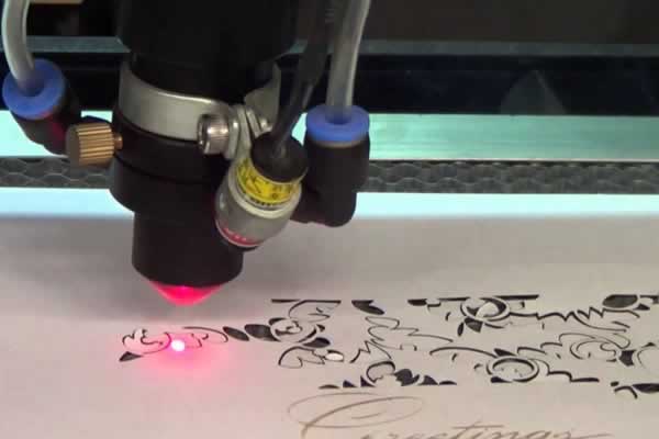 Corte a laser papel
